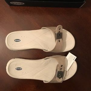 Dr. Scholls Buckle Slider Sandal sz 8, New w/box